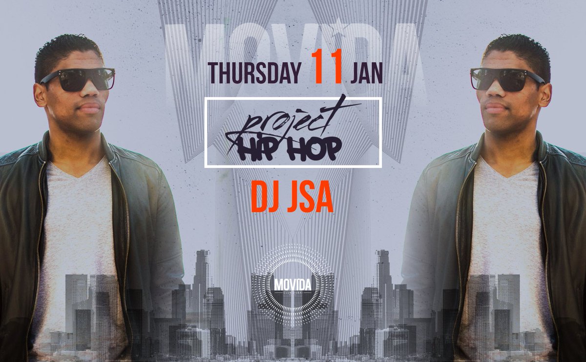 #ProjectHipHop incoming. Thursday 11th Jan. 
Only the best in HipHop &amp; RnB w/ DJ JSA! 
Complimentary bar for ladies! 
More info &amp; bookings: +971 55 174 4449