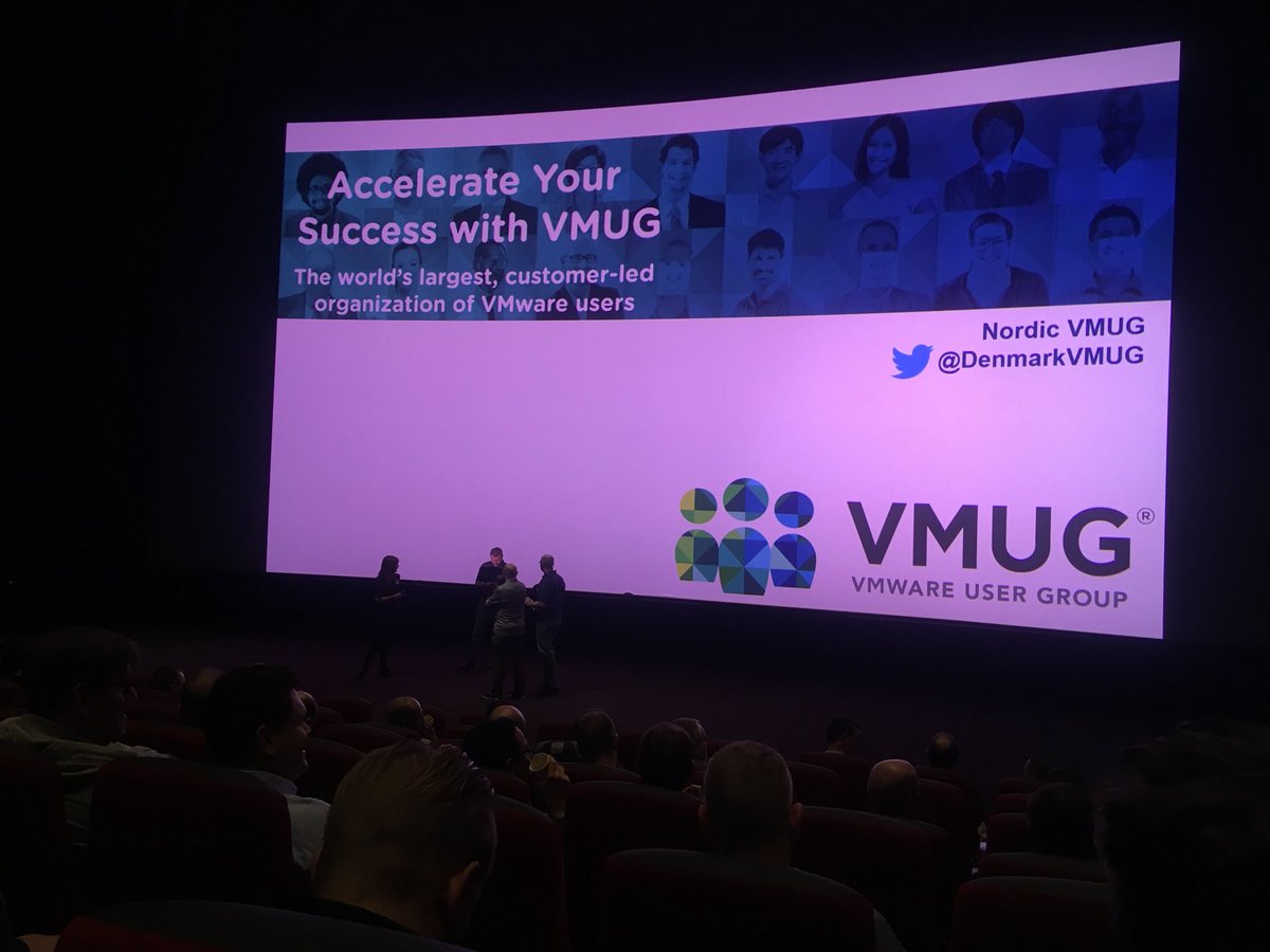 MacDres's tweet photo. Is it the biggest screen in the Nordic or the smallest people #VMUGDK https://t.co/PC3ZFCq9Fa