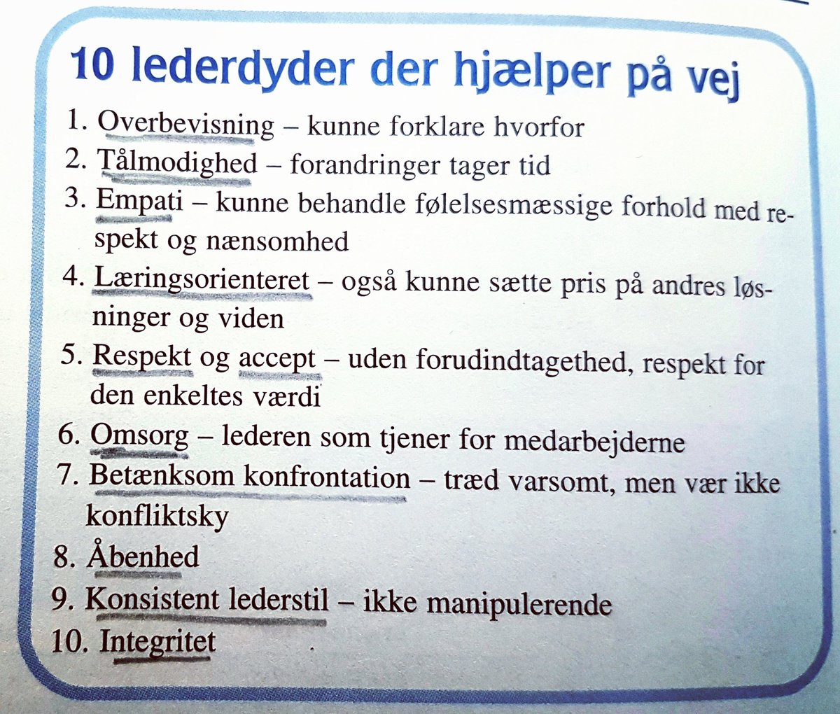 Fra "Tillidsskabende ledelse" af Bent Jakobsen