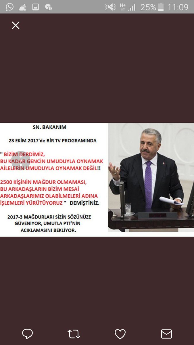 Haticek88177572's tweet photo. @trthabercanli @ahmetarslan36 Bunu hatırlar misiniz Sayın bakanim 2017/3 ptt yiz. Ve sizin vermiş olduğunuz söz @gokhangokce68 https://t.co/nQpNwtlfbI