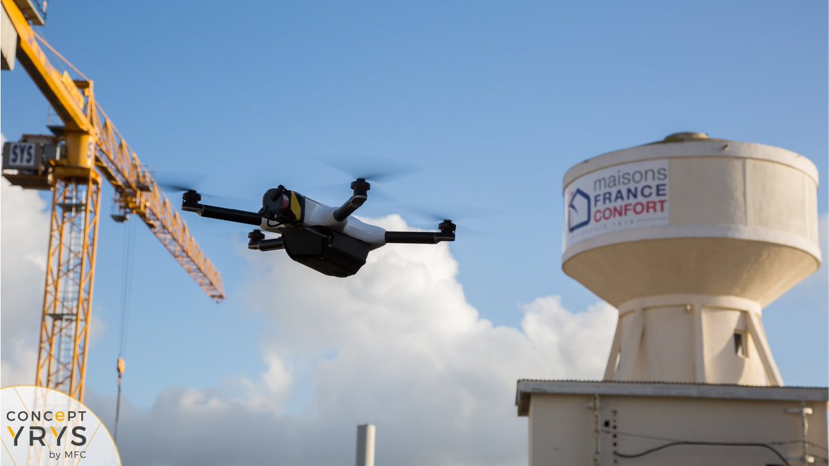 ConceptYRYS's tweet photo. #ChantierYRYS 🚜Cette semaine les travaux ont repris sur le #Chantier du #ConceptYRYS. Les peintres réalisent les bandes sur le @SGplaco et les premiers tests pour la livraison de colis par #Drone sont réalisés par #Atechsys. Innovation à découvrir ici : https://t.co/GA660xSvFW ! https://t.co/WQ4M05LNz9