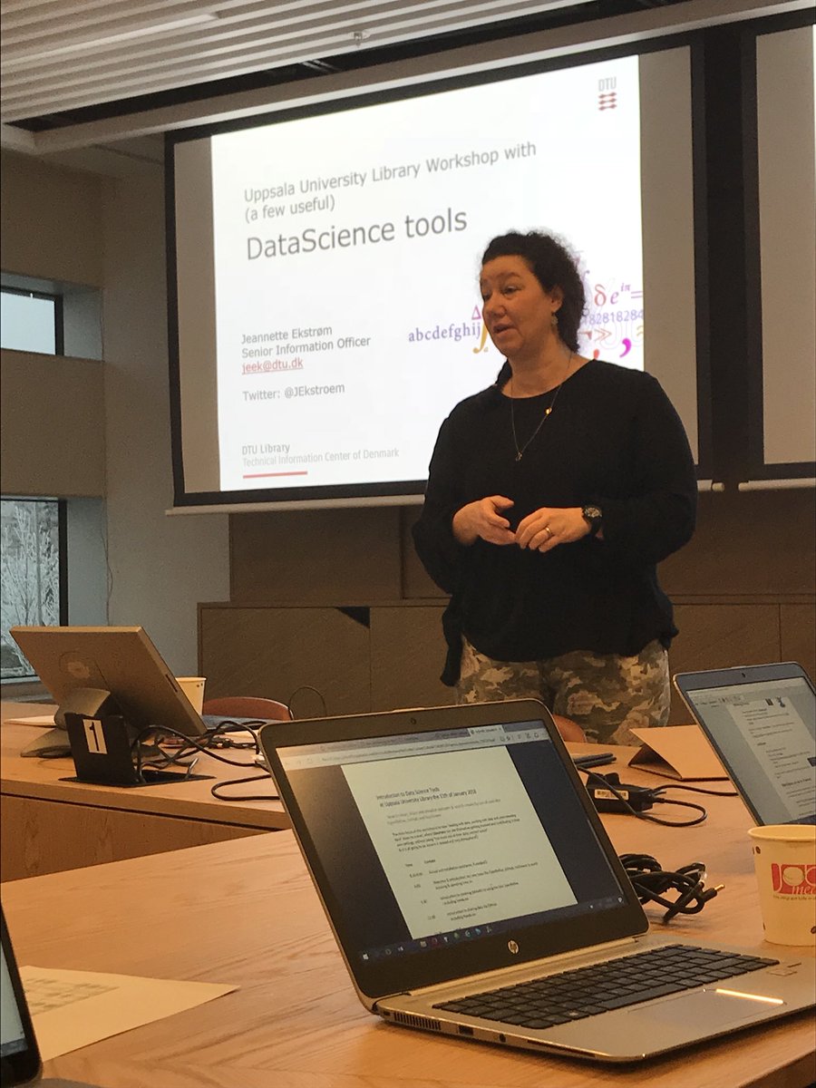LVidlund's tweet image. Yay! Todays about data with the brilliant @JEkstroem #data #libraries #datasciencetools #datatools