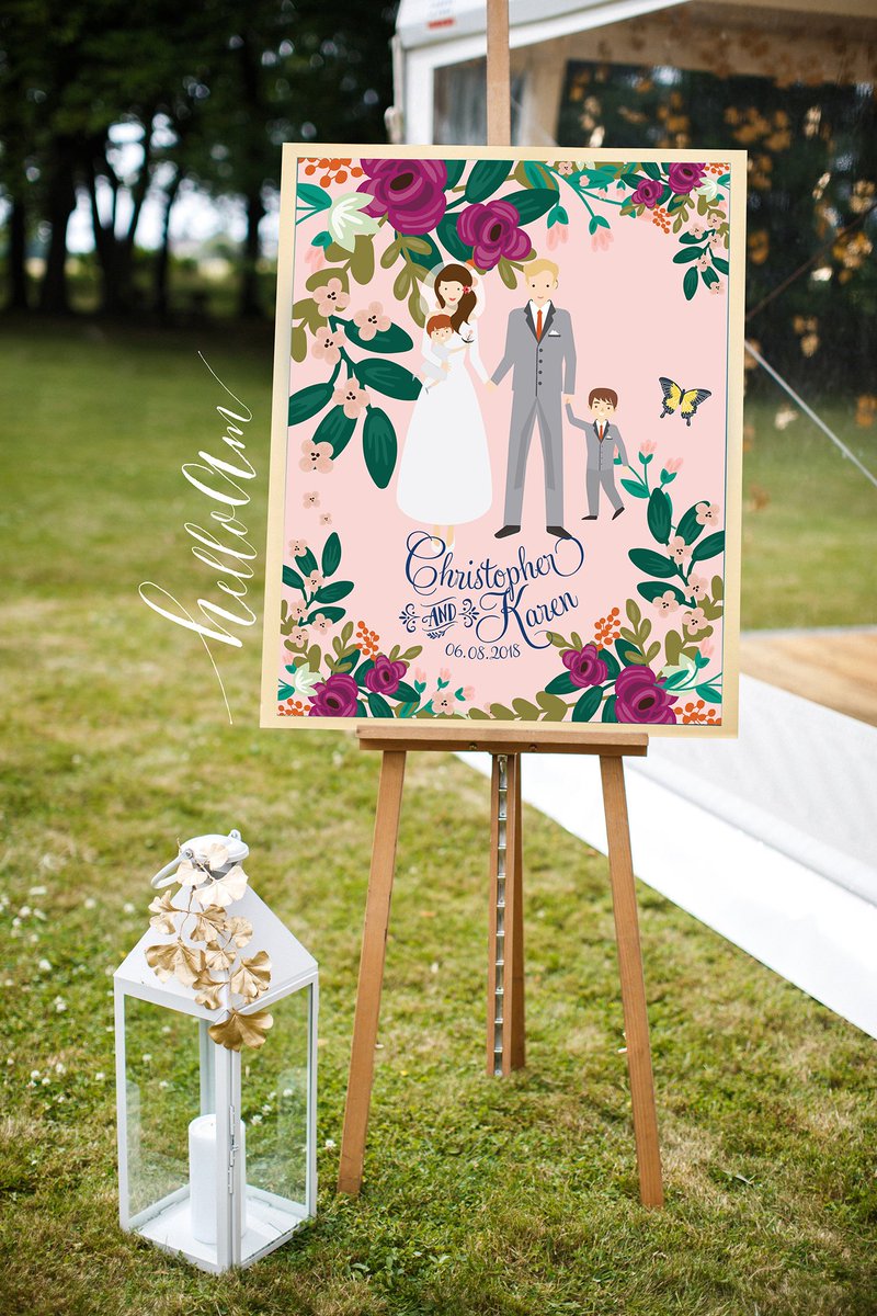 hellodearam's tweet image. More blooms and fresh florals for our 2018 wedding collection!
This time.... we are going child friendly!

#personalizedportrait #Customcoupleillustration #Customportraitofcouple #familyillustrationwithpets #weddinggift #weddingportrait #weddings 
etsy.me/2CPHUc