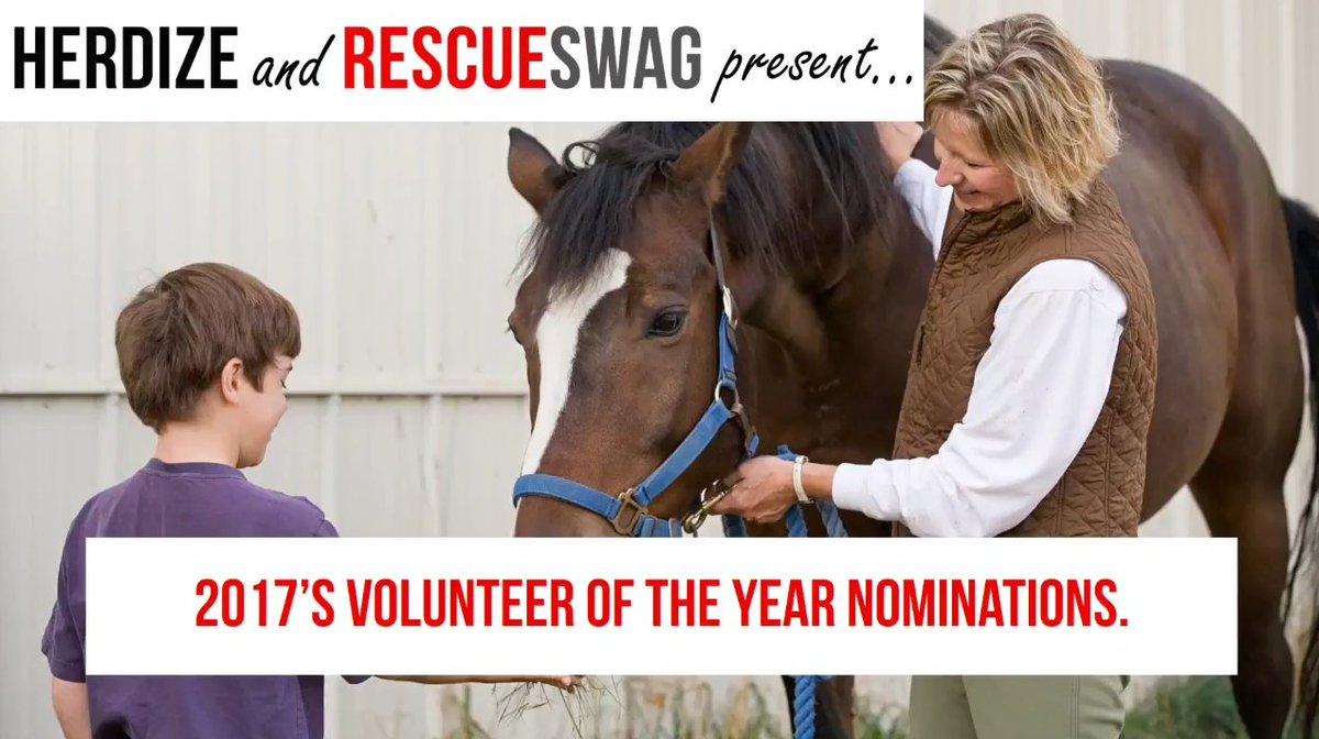 RescueSwag's tweet photo. HERDIZE &amp; Rescue Swag have joined forces for the 2017 Equestrian Volunteer of the Year. As a big thank you for the time and energy they devote, the winner will be awarded with an Adventurer Rescue Swag. Wishing all the nominees the very best of luck! Fantastic work! https://t.co/xWrnkg7Qry