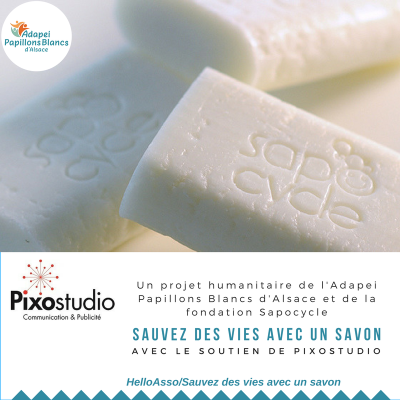 Pour soutenir notre projet "sauvez des vies avec un savon" comme Pixostudio, suivez le lien ci-dessous ! On a besoin de vous ! helloasso.com…/c…/sauvez-des-vies-avec-un-savon