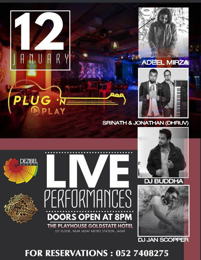 goldstatehotels's tweet image. Spend a beautiful evening this weekend and enjoy live performances by leading artists at the Plug'N'Play Event on 12 January 2018 at The Playhouse - Goldstate Hotels. #beautifulweekends #weekendevents #fridaynights