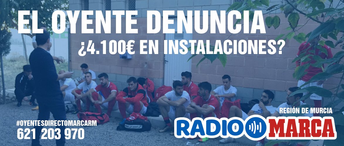 🔴radiomarcamurcia.es       

Perico, <a href="/alberca_cd/">𝗖𝗹𝘂𝗯 𝗗𝗲𝗽𝗼𝗿𝘁𝗶𝘃𝗼 𝗔𝗹𝗯𝗲𝗿𝗰𝗮</a>:"En  nuestro equipo de 1ª Autonómica cada jugador se paga su ficha. Además  compramos entradas del partido para que no se aumente 'la púa'" .