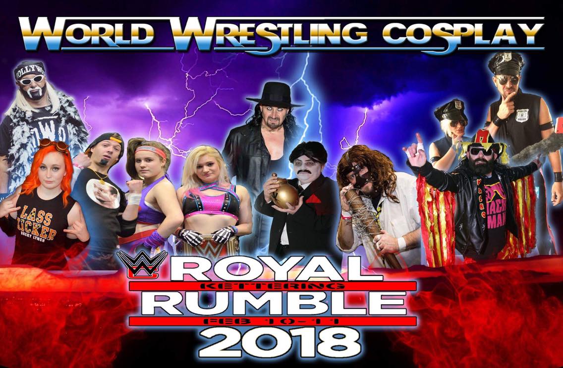 Wwc_Online's tweet photo. With excitement building for the #RoyalRumble we look ahead to our very own rumble at @Kett_con in February 👊 #CosplayRocks #TakerUK https://t.co/aExrjLPaJn
