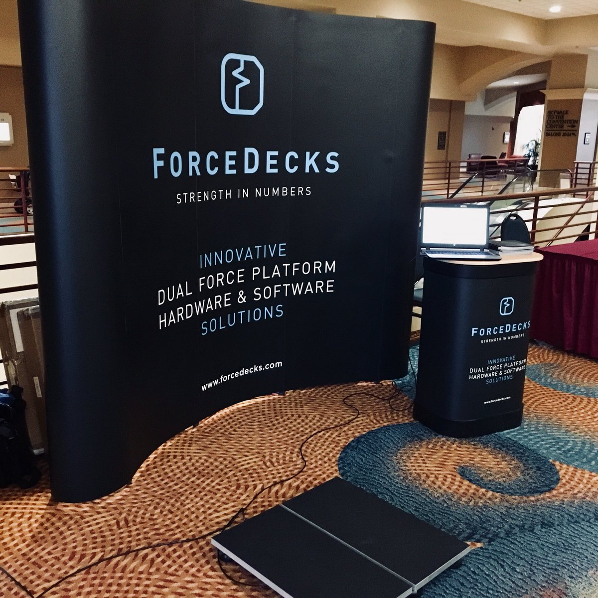 Looking forward to an exciting few days at the <a href="/PSATS_MLS/">Professional Soccer Athletic Trainers' Society</a> show for the 2018 <a href="/MLS/">Major League Soccer</a> combine! Check out our system at the foyer in Signature 2 #sportstech #forceplatforms