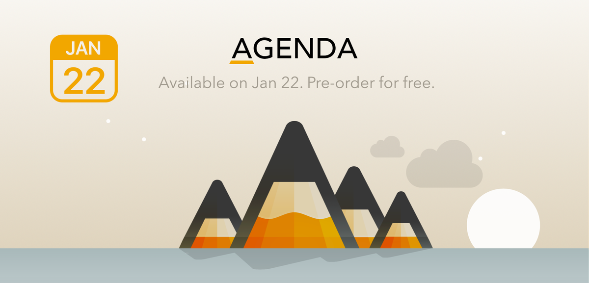 Agenda - Notes meets Calendar tweet media