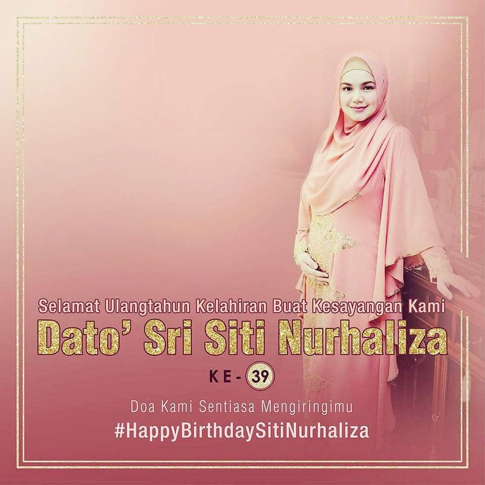 ajibdaeman's tweet photo. Selamat Ulang Tahun Utk Dato Sri Siti Nurhaliza Semoga Panjang Umur Murah Rezki dan Baby Sihat Selalu InshaAllah Amin...!! 😘😘😘

#HappyBirthdaySitiNurhaliza https://t.co/1DyFWbKfsl