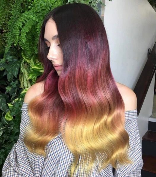 Blu Hair Design On Twitter 17 Dreamy Ombre Hair Colours That