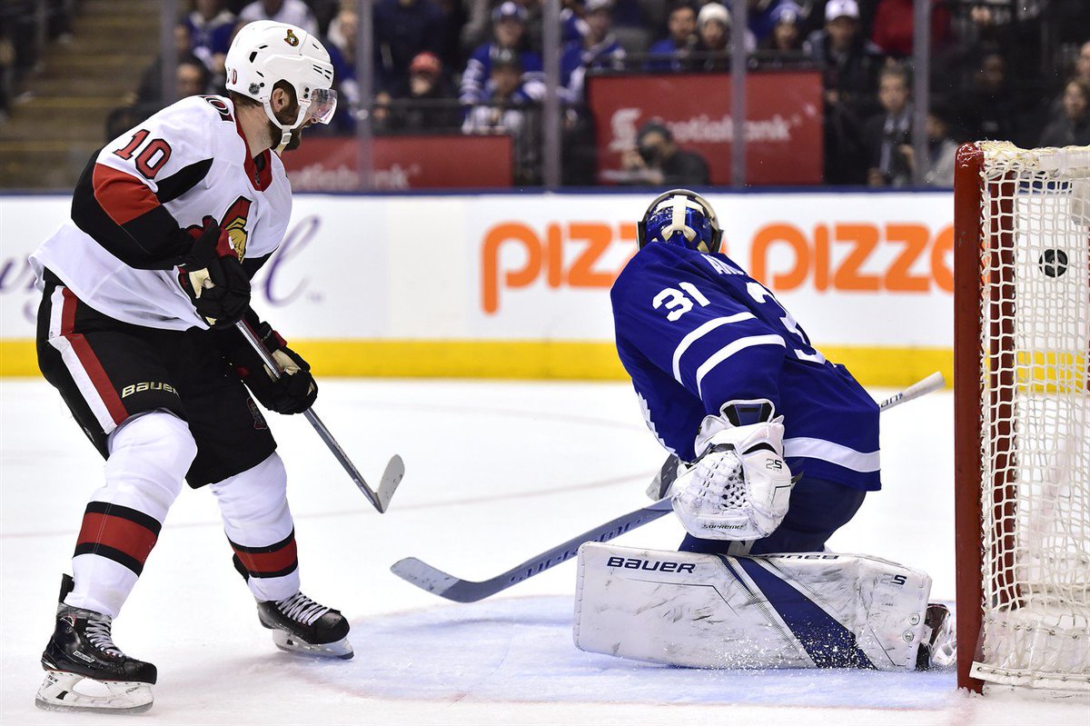 Pyatt scores late, Anderson makes 45 saves as Senators beat Maple Leafs 4-3: bit.ly/2CPrJvG https://t.co/etAamSHF85