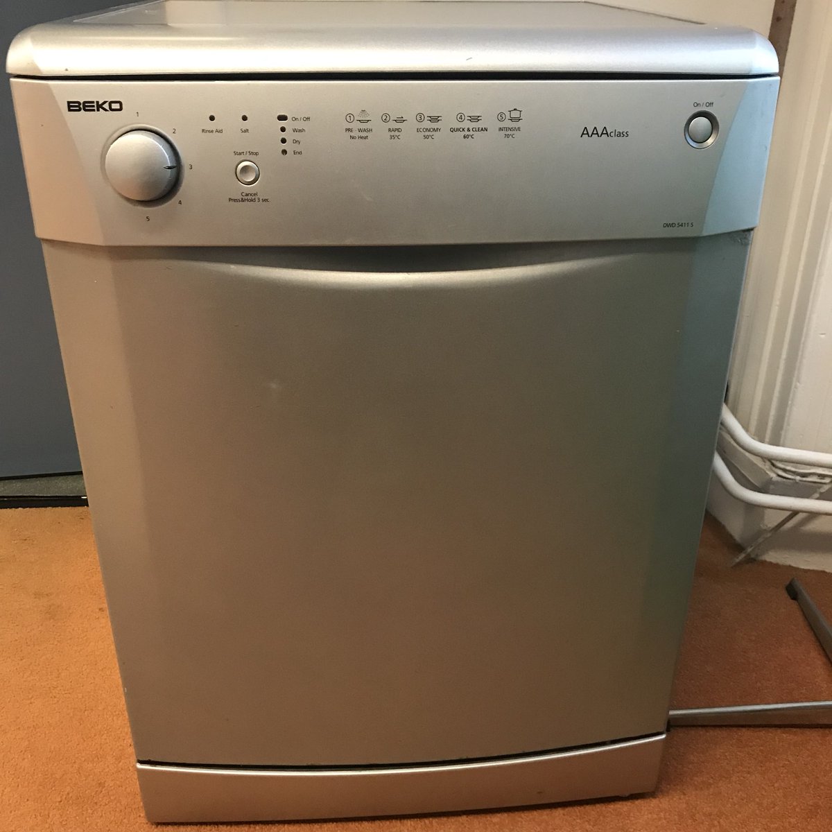 beko dishwasher front panel