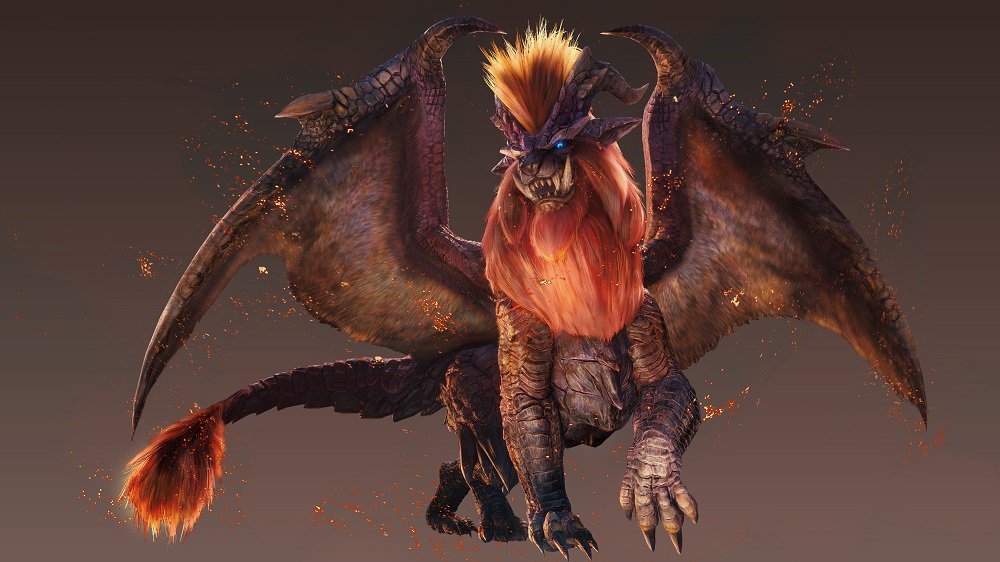 モンスターハンター ワールド に登場する 炎王龍 テオ テスカトル