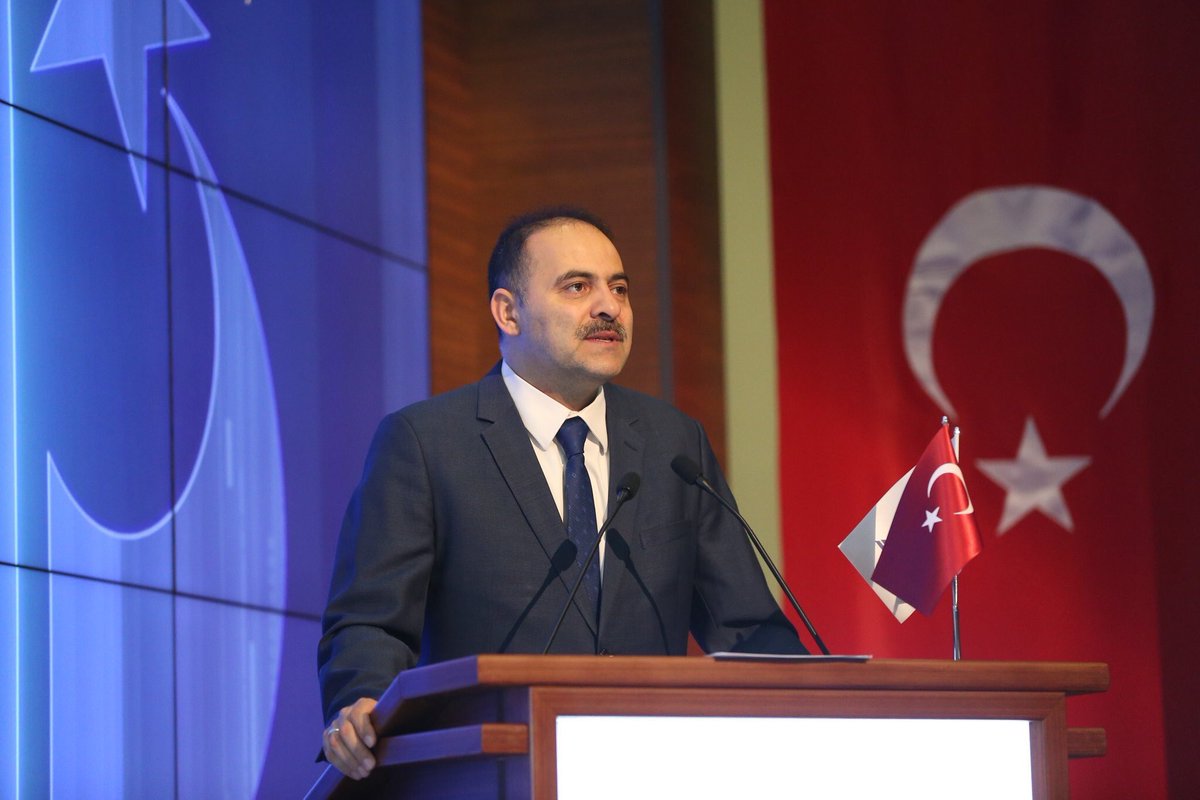 ICTATurkiye's tweet photo. The head of @ICTATurkey, @ofatihsayan, gave his opening speech at the meeting of Cyber Security Training in the Sector of Energy. @BTKbasin @TRCert #CyberSecurity #TRCert https://t.co/hoVobuLMsR