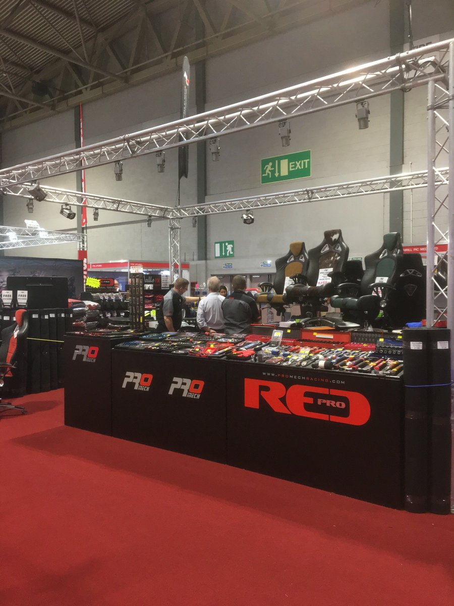PromechRacing's tweet image. We've now got our amazing display set up at the Autosport International show at the NEC in Birmingham! Come by and chat to us about the great product selection we have available. Open to the trade 11-12 January and available to the public 13-14 January!