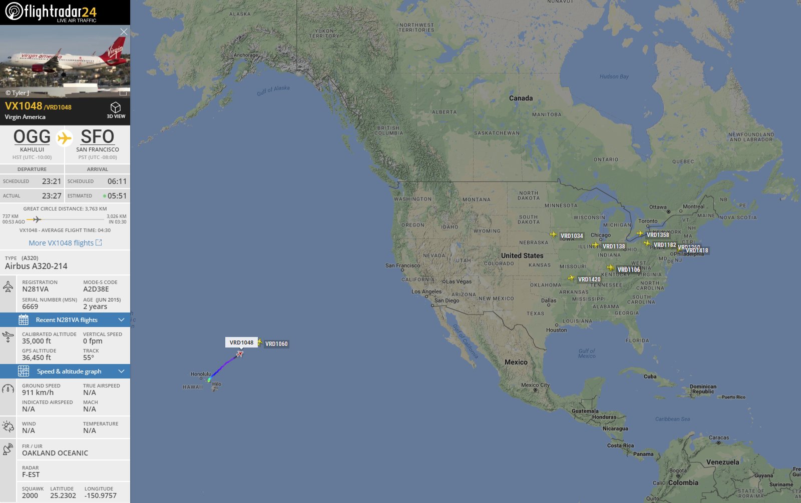 Virgin Flight Tracker Map Twitter 上的Flightradar24："From Today, January 11Th, Virgin America Flights  Will Be Using Alaska Airlines Callsign “Alaska”. Last Flight Using The  Previous "Redwood" Callsign Is Flight #Vx1048 From Ogg To Sfo  Https://T.co/Hoeyo939Ma Https://T.co ...