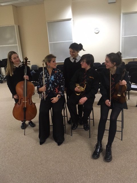 tcoems1's tweet image. Fantastic workshop, Q &amp;amp; A and recital with the wonderful Katherine @kathbryan  yesterday. What a joy and inspiration! Thank you Katherine.😀