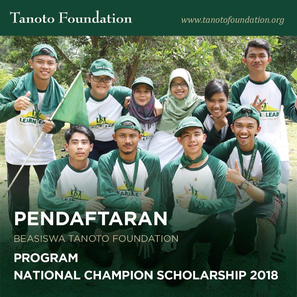 Tanoto Scholars UI tweet media