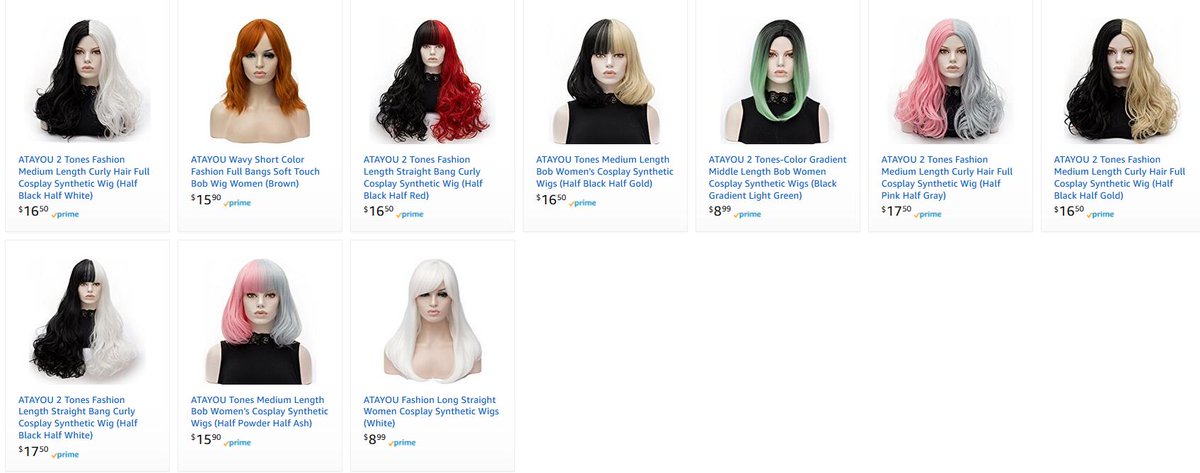 ATAYOU7's tweet photo. Any one live in US who love these wigs can get them for free charge.
we are willing to send all of you  as gifts.😀
you can pick up as many as you like for free charge.
we are Clean up warehouse inventory.
pls hurry up, don't forget to tell the good news to your friends https://t.co/oeIlxhvJa5
