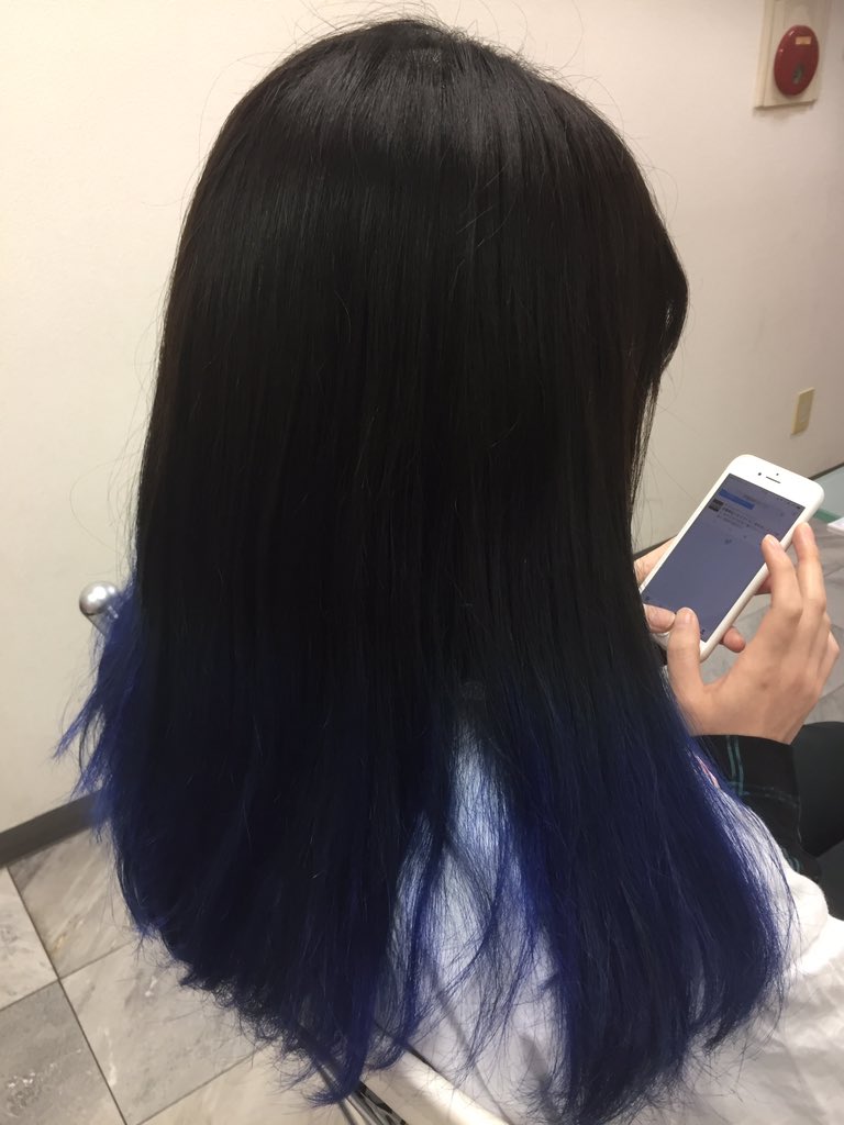 ヘアカラー青 ヘアカラー青