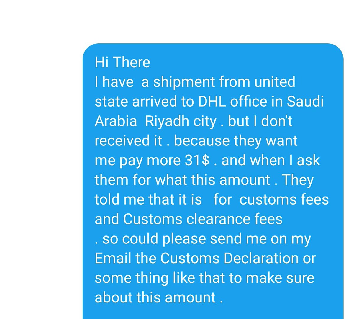 abumhammd's tweet photo. very important
@DHLUS https://t.co/9lpzUYbg6b