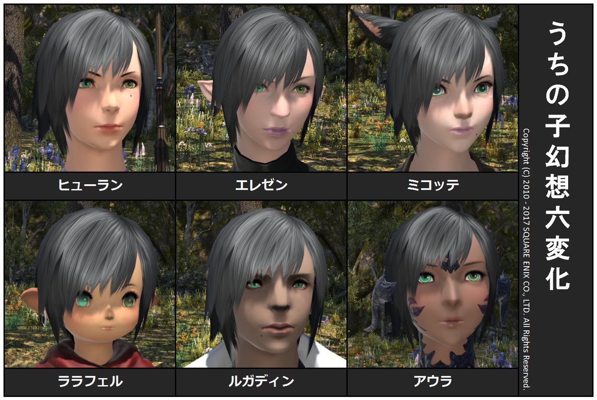 Ff14 エレゼン 男 髪型