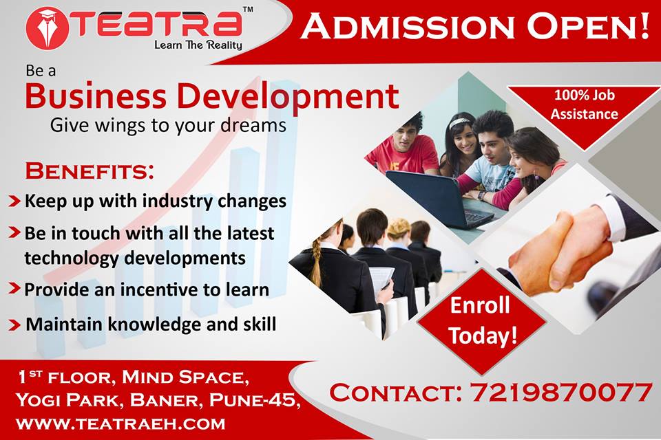 teatraeh's tweet photo. A Churning Desire to Succeed and an Ambition to Reach For the Stars!
If you have it in you to be a Business Development Executive, go for TEATRA’s Course in Business Development!
Go through our website at https://t.co/6rdkz858RJ
#businessdevelopement #ITtraining #ITcourses https://t.co/D7SrMjerFH