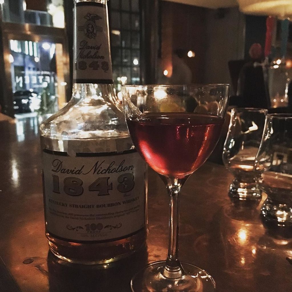 WoolfSungBrands's tweet photo. A beautiful Boulevardier made with the #davidnicholson 1843 by @j2ivera at @jamiesfifteen last night after a small tasting of our range. Hopefully seeing a lot more of our bourbons behind the bar over the next month so get down and get some lovely eats with some amazing bour… https://t.co/pa9SxWxoq9