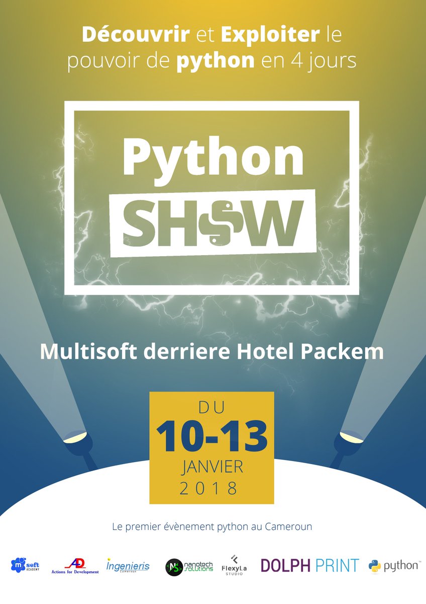 python_show's tweet image. Python Show deuxième journée aujourd'hui de 15h-20h derrière l'hotel packem, venez découvrir le développement web facile et rapide avec python #techlake #python #webdevelopment #html #css #django #pythonshow