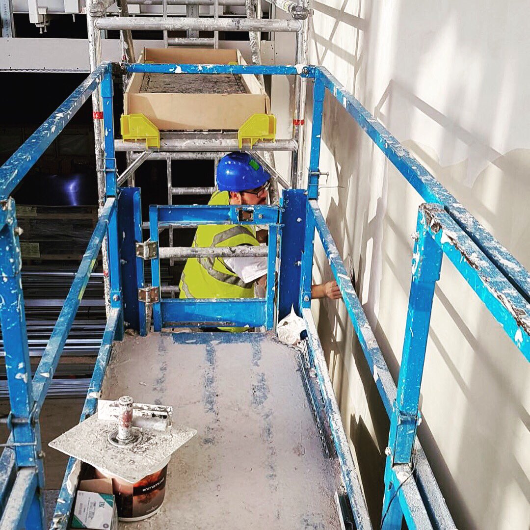 First #retailfitout of the year underway in #liverpool #polishedplaster #italianplaster #interiordesign #surfacedesign #retailproject