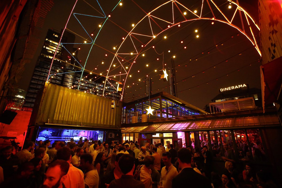 TOMORROW. 5pm. Somewhere under a Shoreditch rainbow. #Dinerama