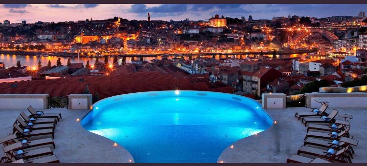 The stunning pool view at @TheYeatman, #Porto's luxury wine hotel. #Portugal https://t.co/itsLb4YNmg