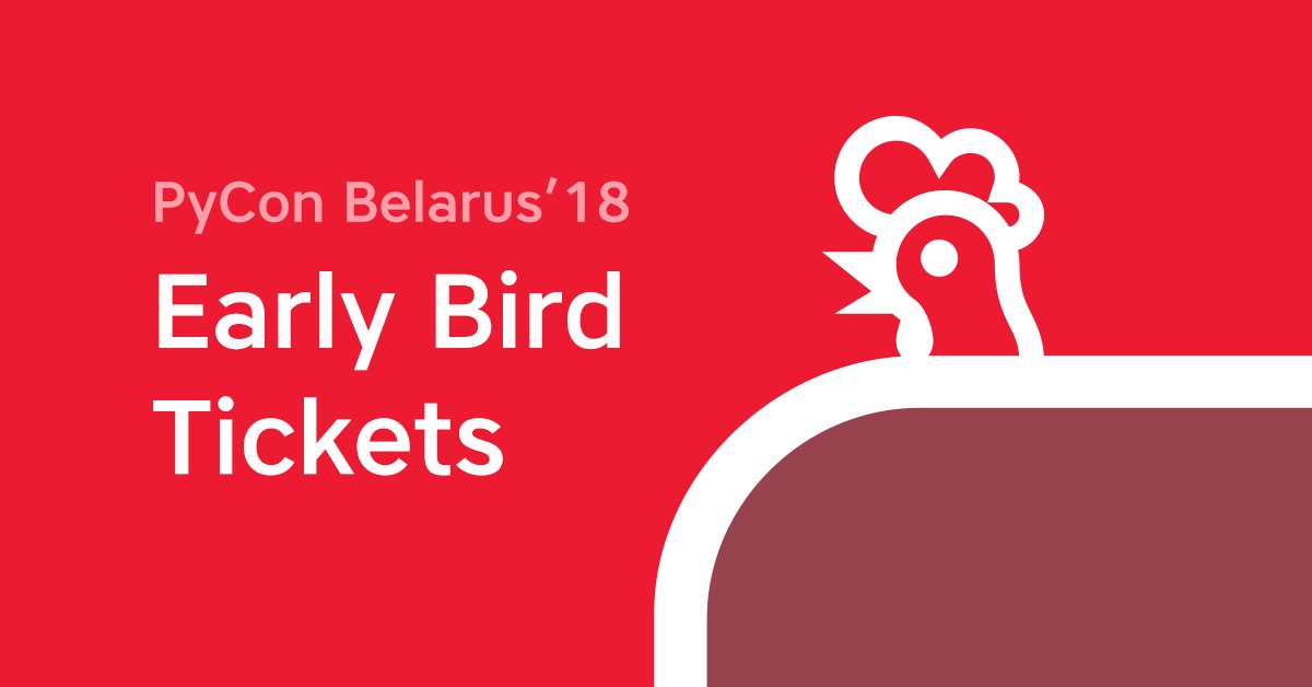 pyconby's tweet image. Early Birds tickets are on sale till Jan 14 – hurry up! Go to by.pycon.org and check out the details. #pyconby
