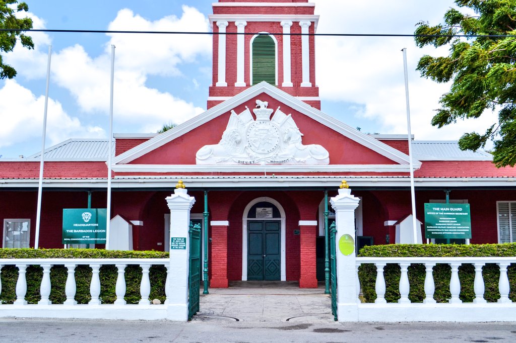 Barbados's tweet photo. Highlighted by its London brick buildings, discover the rich heritage of the Garrison Historic Area with its rare English military memorabilia including extremely unique canons, maps, bottles and even blueprints! #UNESCOWorldHeritageSite #LoveBarbados https://t.co/Qe8JCmg0KP