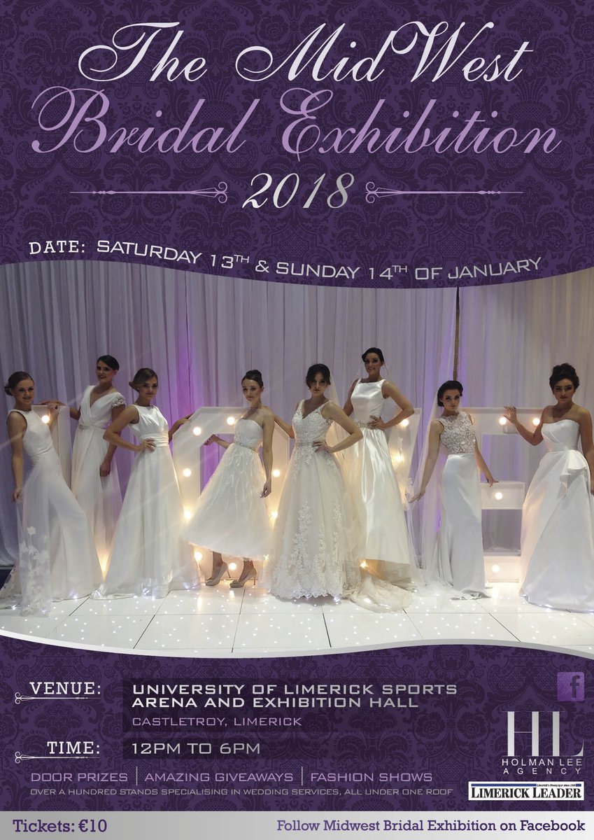 A must for all newly engaged brides is the Mid West Bridal Exhibition this Saturday/Sunday at the UL sports arena. Pop over to our stand for a chat and to see our latest collection. #theattic #midwestbridalexhibition #2018brides #2019brides