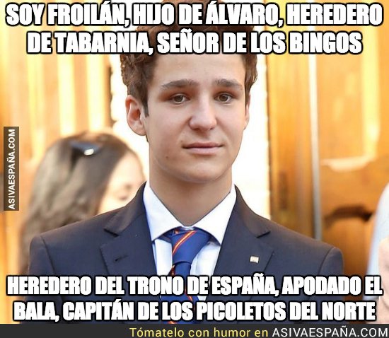 arteriacule's tweet photo. Y aqui esta su heredero. vaya equipazo Trump y Froilan. #LlibertatPresosPolitics #LlibertatJordis #Tabarnia #TabarniaisnotCatalonia #TabarniaLliure https://t.co/MNZhR4zmV8