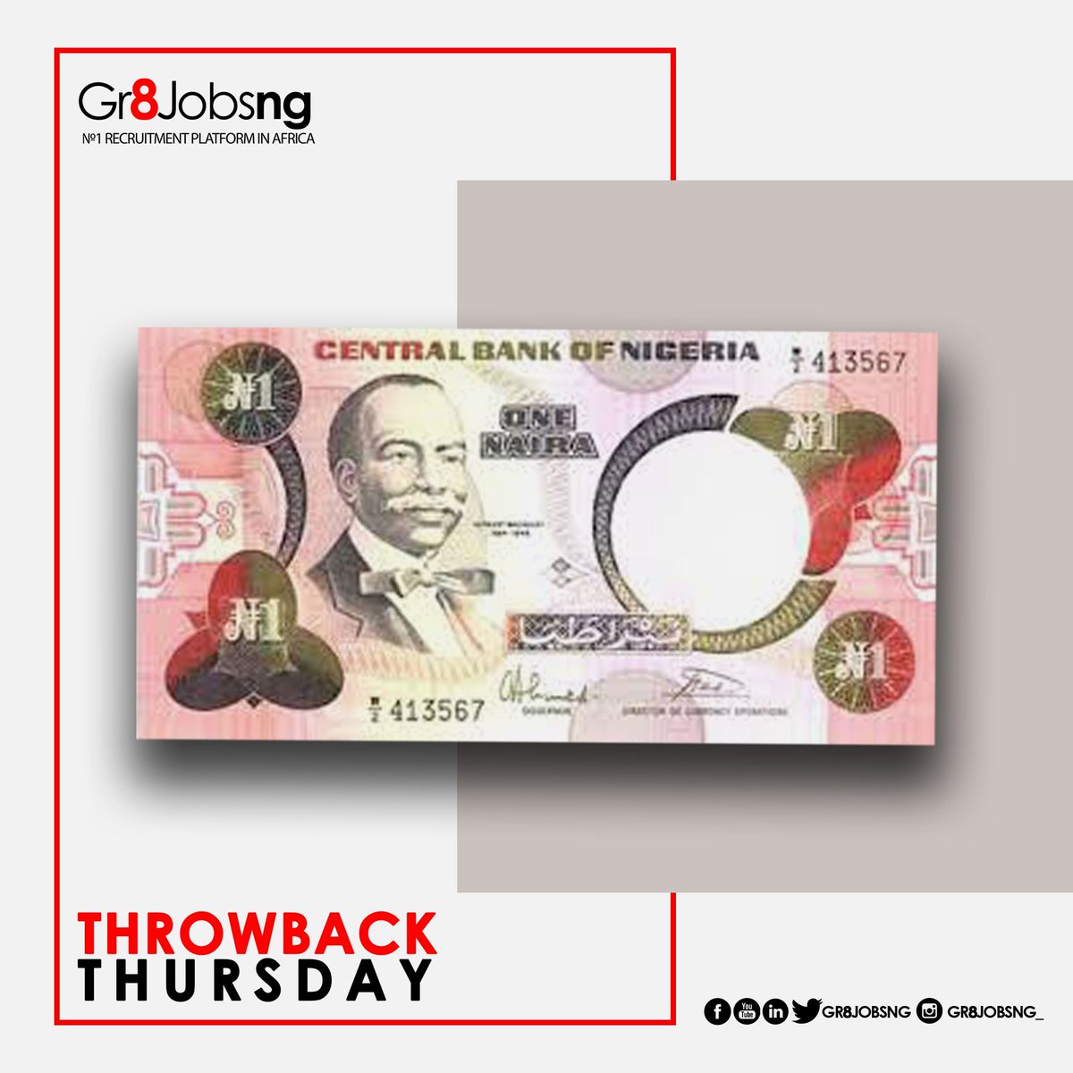 gr8jobsng's tweet image. Did you spend this money?
If yes, what did you buy with it?

#Issathrowback #throwthursday #gr8jobsng
#onenaira