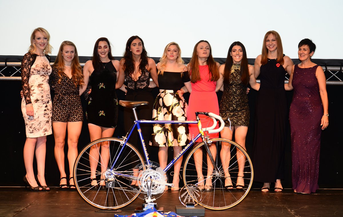 RaynerFnd's tweet photo. Girls ! Everyone !! Take a listen to Mandy Jones here on @cycling_podcast Feminin What it was like to win a World Championships in 1982 ... seen here on stage at #DaveRaynerFund dinner https://t.co/INxTbcECE8 #MandyJones with @SkyOrla & @richardmoore73 π΄ββοΈ https://t.co/64zhgL9JmZ