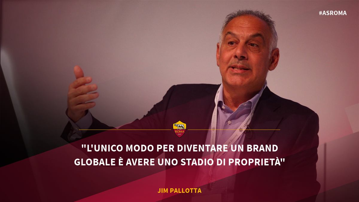 Il presidente dell'#ASRoma Jim #Pallotta sullo #StadiodellaRoma al Leaders Sport Business Summit di Londra 
#MeetInnovation