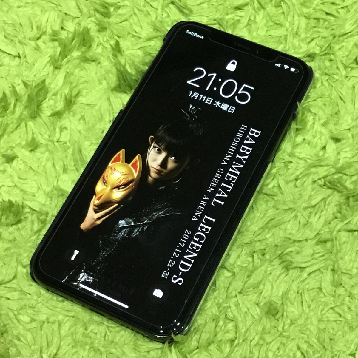 りるめ ライブいきたひ Twitterissa Iphone X用ですが今日作った壁紙death よかったら使ってください Babymetal Sumetal Iphonex