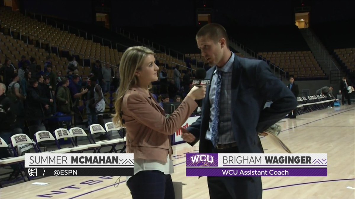 CRAZY close game last night! Congrats to <a href="/wcu_catamounts/">Western Carolina </a> on the win! 🏀 #espn #ncaa #socon