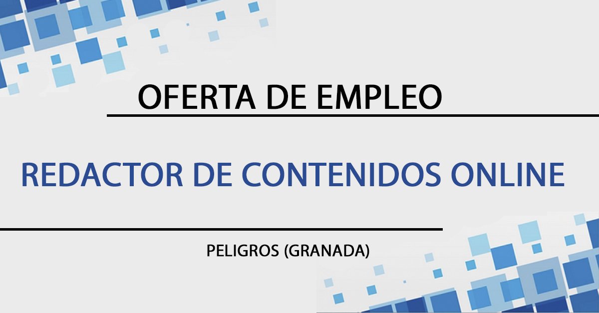 GesEmpleo's tweet image. Se precisa #redactor de contenidos ✏💻 para empresa ubicada en Peligros (#Granada).

➡ goo.gl/eFrAeK

#empleo #trabajo