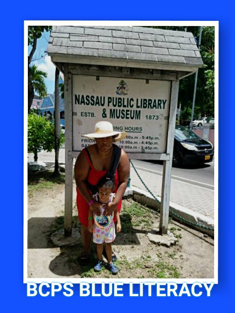 DeerParkLibrary's tweet photo. Borderless BCPS Blue Literacy. Even on vacay, must visit books! Librarian life. #bcpslms #bcpsblue @BaltCoPS @DeerParkES https://t.co/AZoGI2XNuE