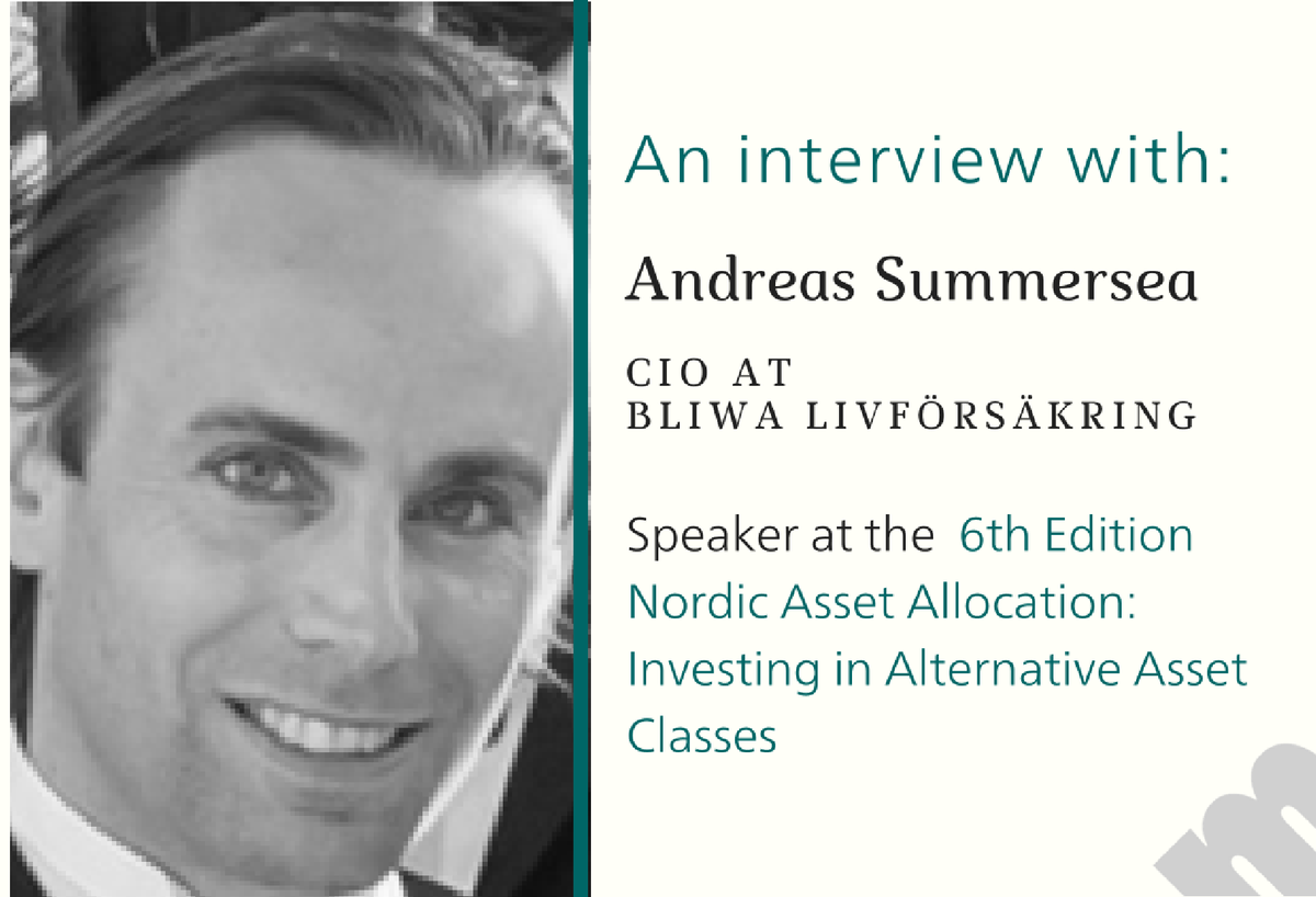 Thank you Andreas Summersea for highlighting the impact of investing in alternative assets on a firm. It's been a pleasure conducting working with you ahead of the #MENordicAsset, Read the interview: bit.ly/2COFgTZ

#Nordic #Asset #Allocation: #Investing #marcusevans,