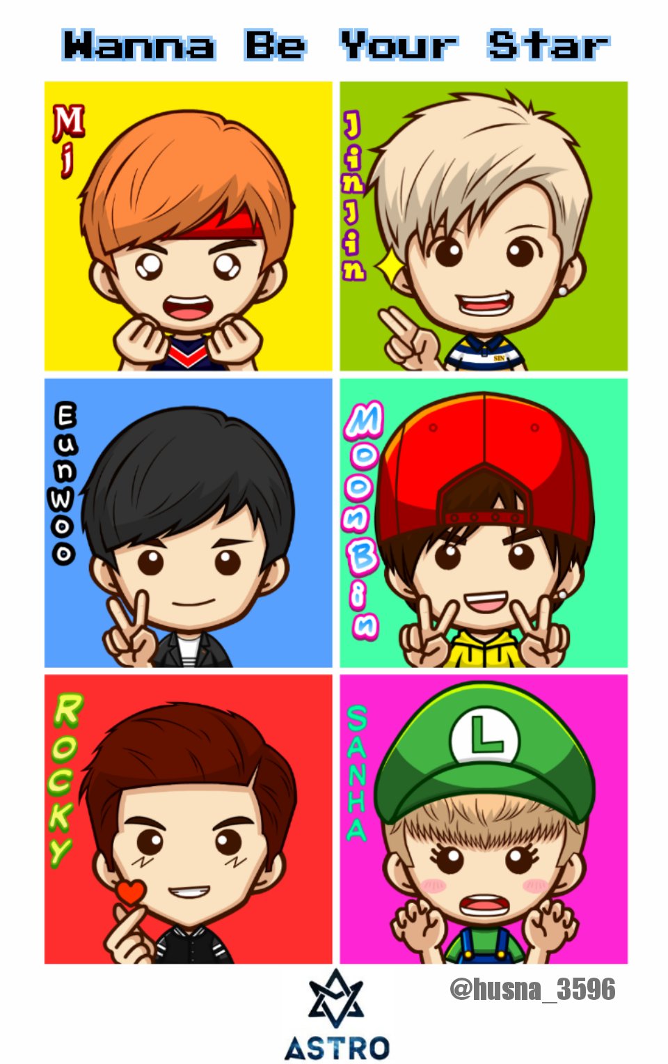 Husna_nanana~ on Twitter: "Astro Chibi Version >
