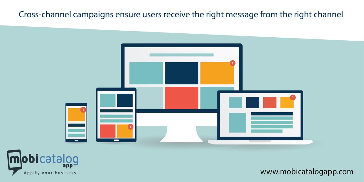 mobicatalogapp's tweet photo. Cross-channel campaigns ensure users receive the right message from the right channel. #multiplatformmarketing  #crosschannelmarketing  #CrossChannelcampaigns #Technology #BrandAwareness https://t.co/Vcb267gguz