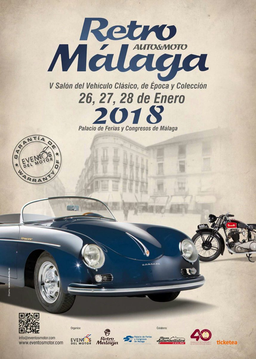 Te vienes a #RetroMálaga? El 28 de enero vamos nosotros. Visita clasicosaltiplano.es y acompáñanos!!
