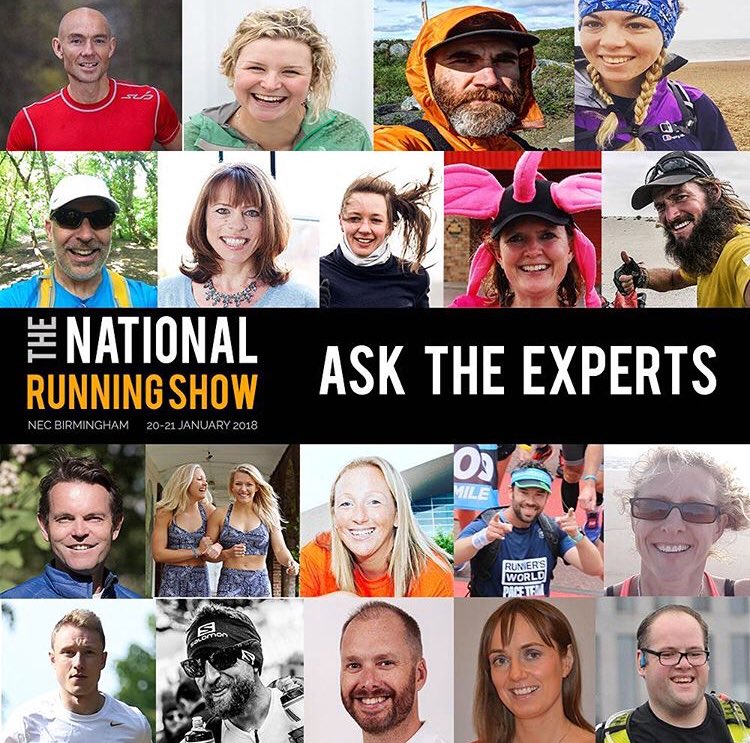 Fattymustrun's tweet photo. What a line up. I’m really looking forward to it now. Who’s coming on the Sunday? #nationalrunningshow https://t.co/G7H1DC3MQE